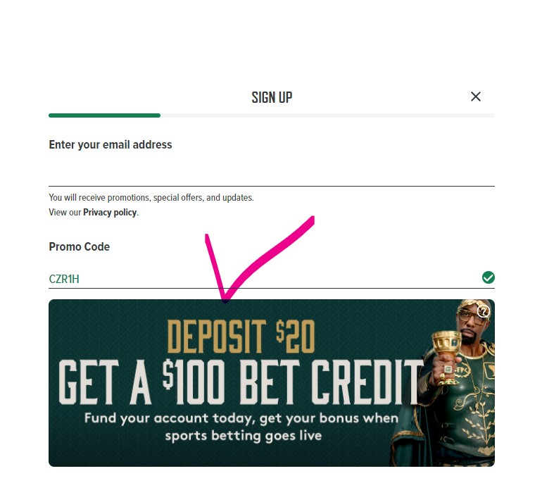 Caesars Ohio Bonus Code