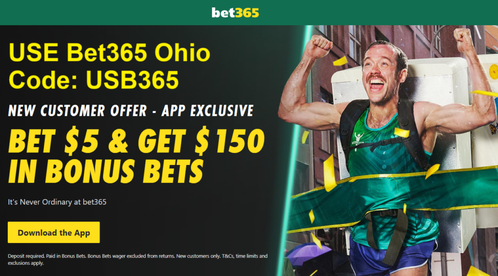 Bet365 Ohio Promo Code and Welcome Offer