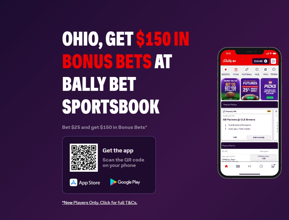 Bally Bet Ohio Bonus