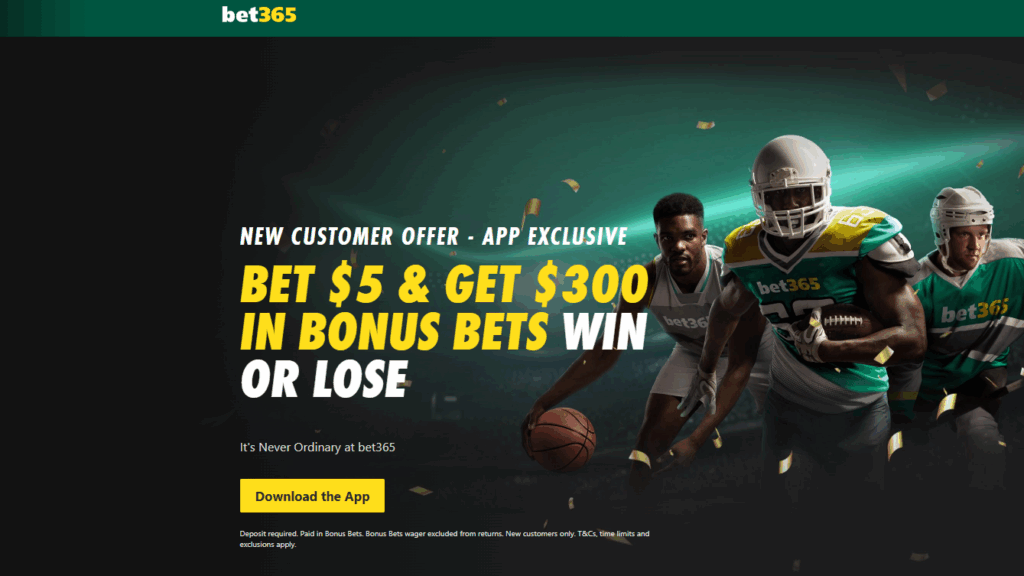 Bet365 Ohio: Top Bonus Pick for up to $300 