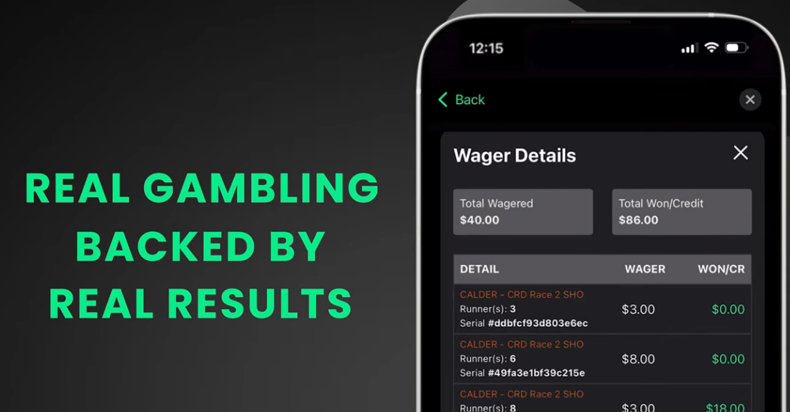 HorsePlay is legal casino style real money games